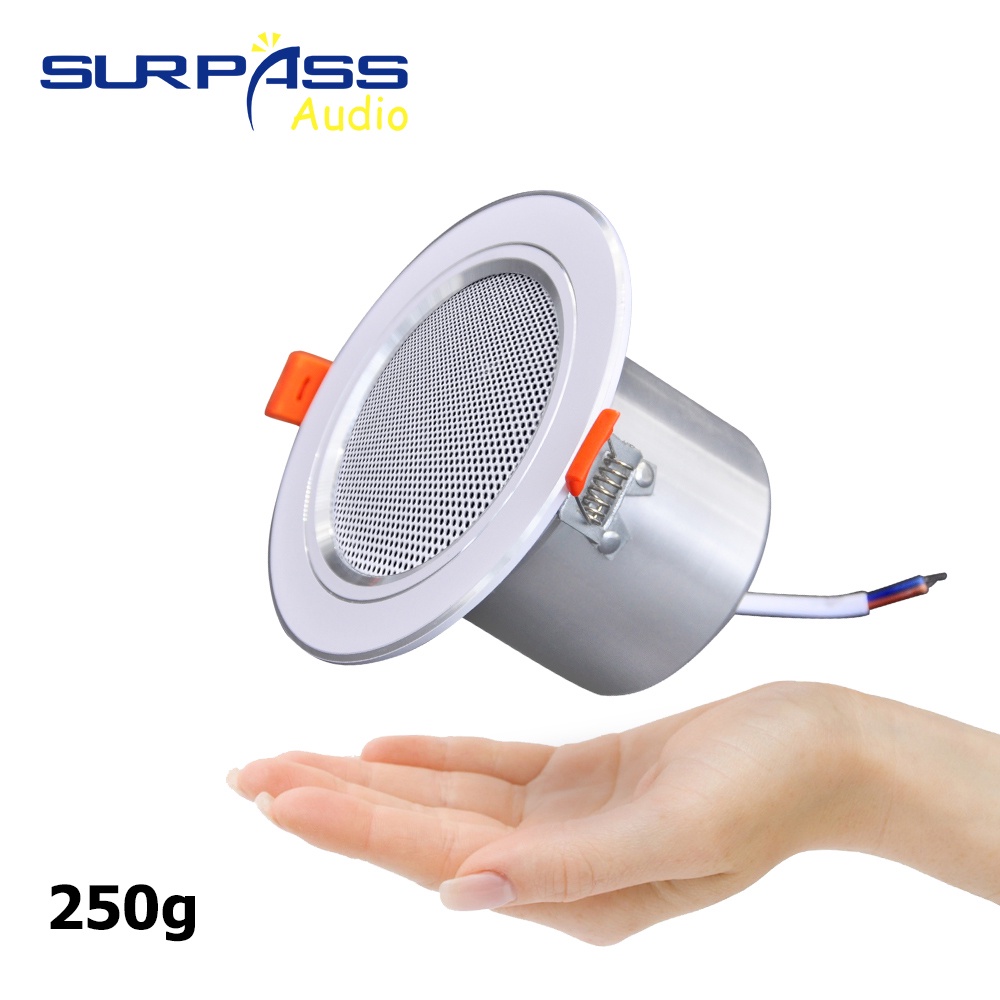 8Ohm 10W Bathroom Moistureproof Aluminum Can Ceiling Speaker