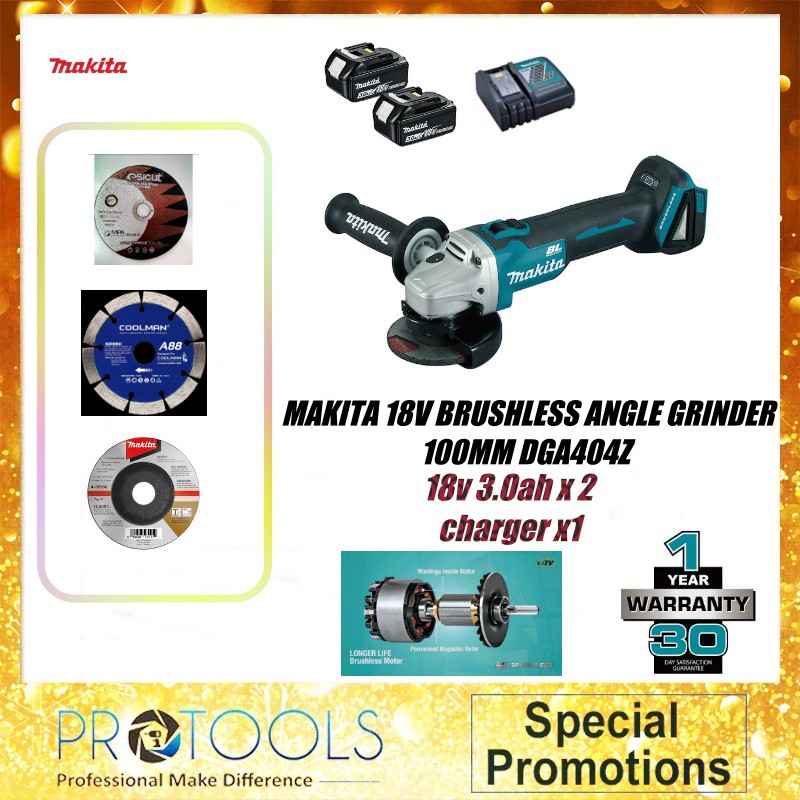 Makita dga404z discount