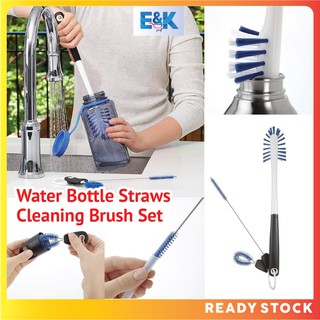 Clean Narrow Brush, Long Handle Fish Straw Milk Bottle Glass Tube