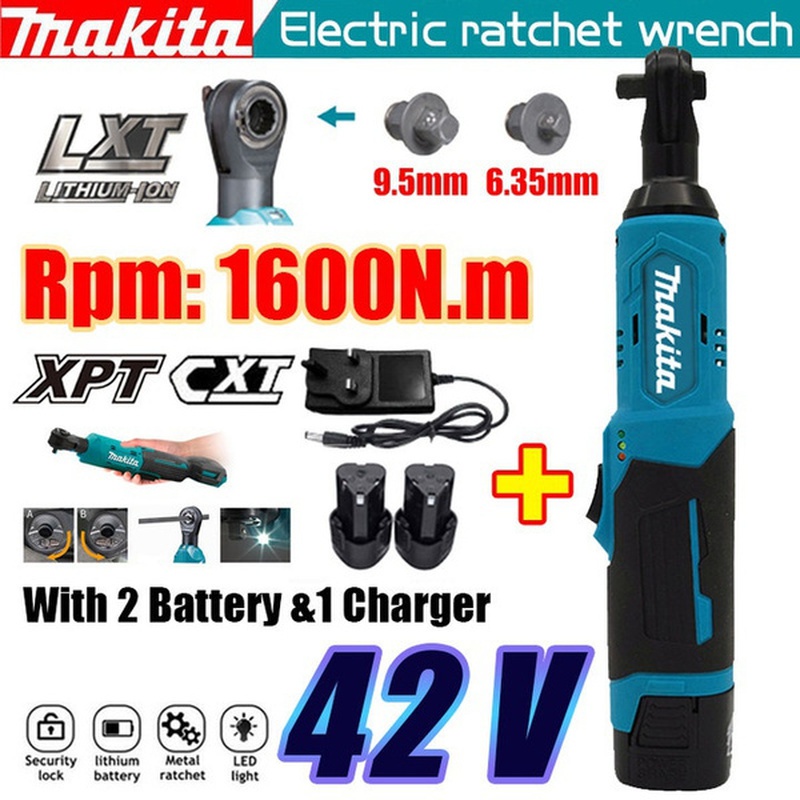 Ready stock Makita New Cordless Electric Ratchet Wrench 8000mAh