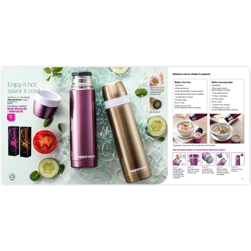 Tupperware Insulated Flasks