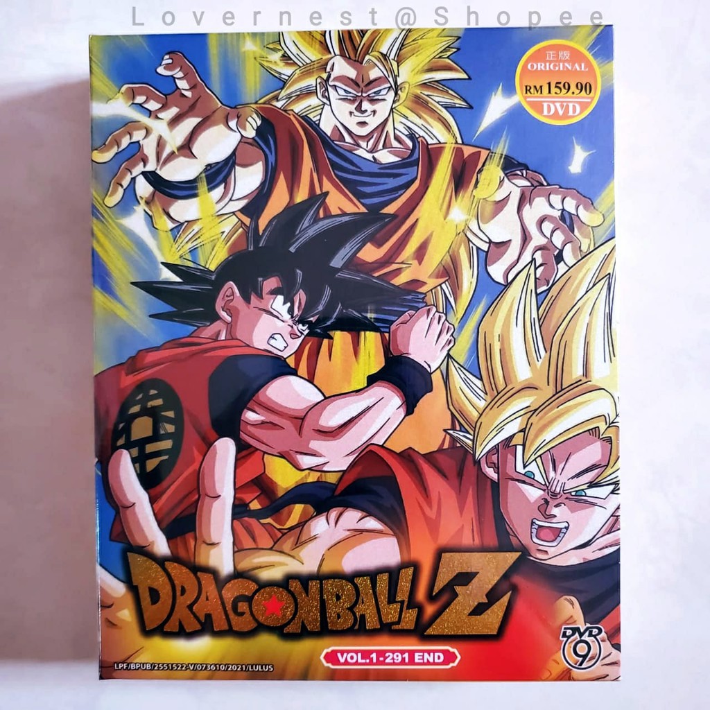 Anime DVD Dragon Ball Z Episode 1-291 End English Dubbed Expedite Shipping  Free