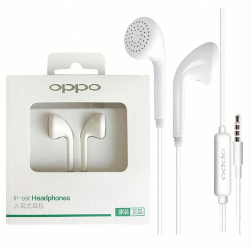 White Oppo A31 Handsfree OPPO A31 A3S A5S MH133 WIRED EARPHONE