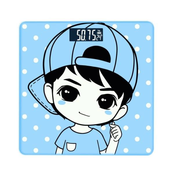Health Scale Cartoon Human Body Scale, Beautiful Glass Body Weight ...