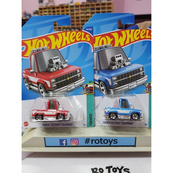 Hot Wheels Toon D Chevy Silverado Shopee Malaysia