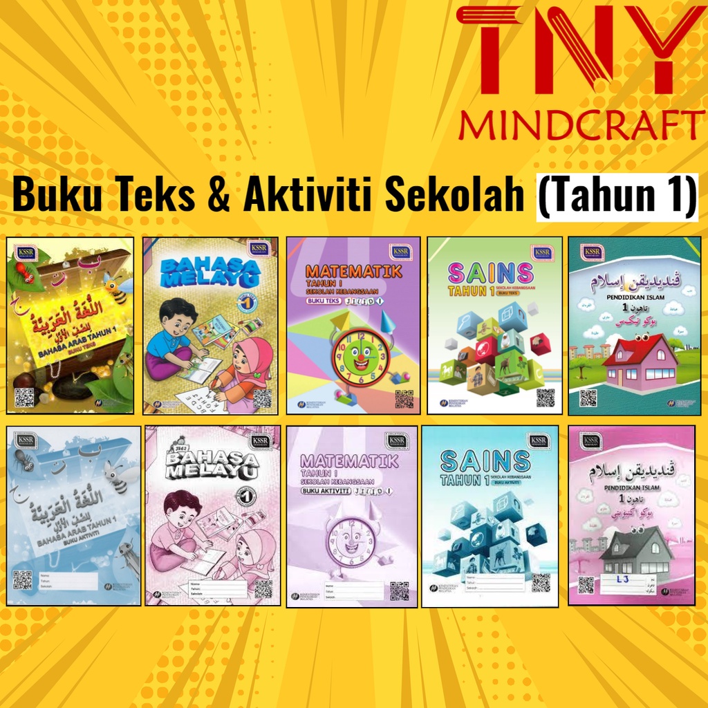 [TNY] Buku Teks [BT] & Buku Aktiviti [BA] (SK) TAHUN 1 - Textbook For ...