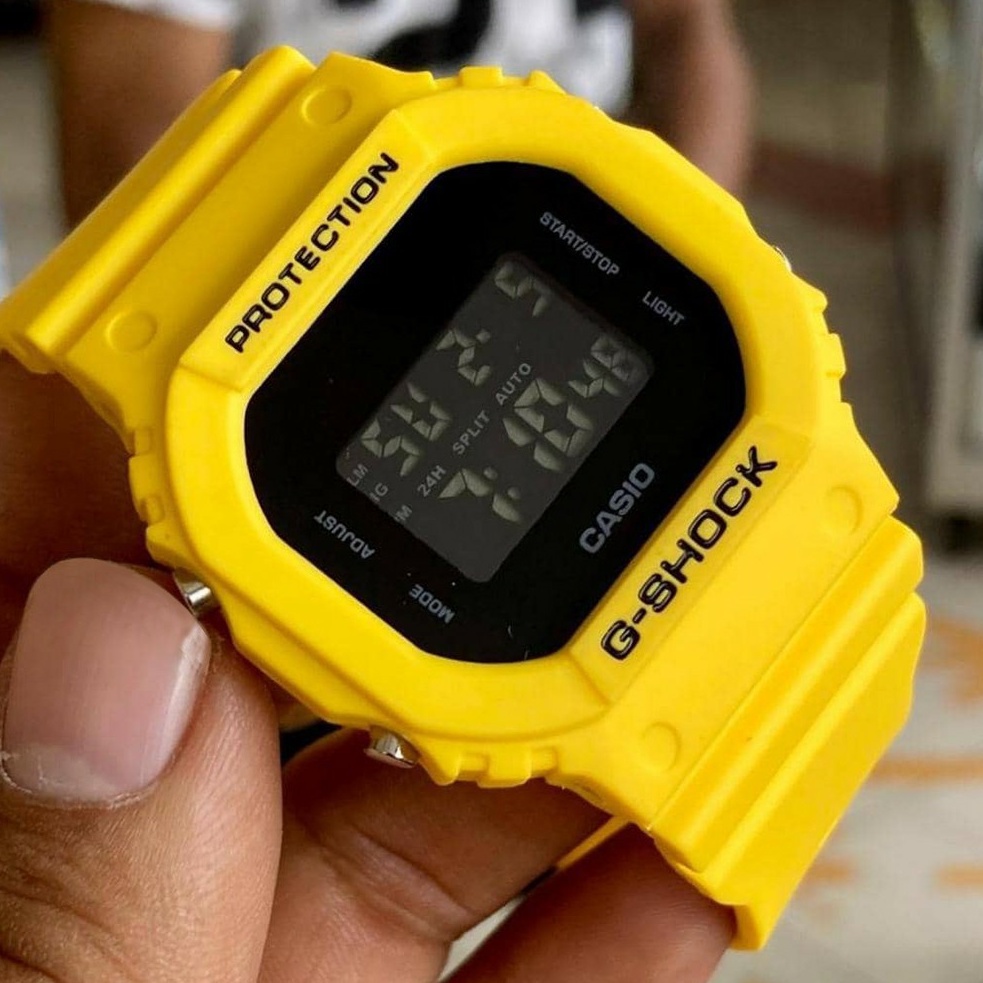 GSK JAM TANGAN PETAK KUNING DW5600 WATCH MEN WATCH WOMEN