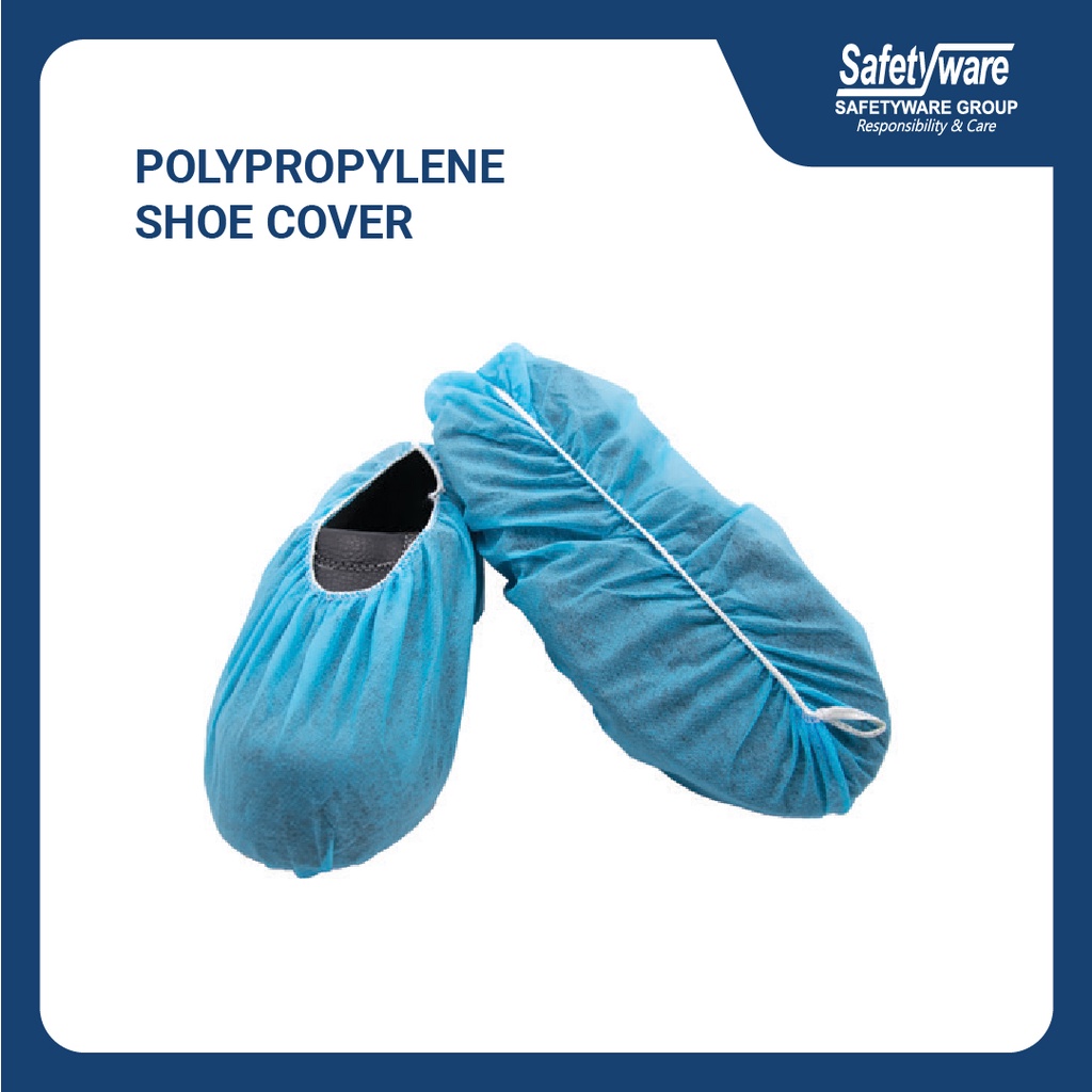 Safetyware Disposable Shoe Cover I Polypropylene Shoe Covers I 100pcs ...