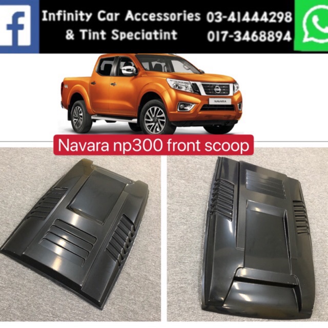 hood Bonnet scoop engine bonnet cover for navara np300 bonnet hood part