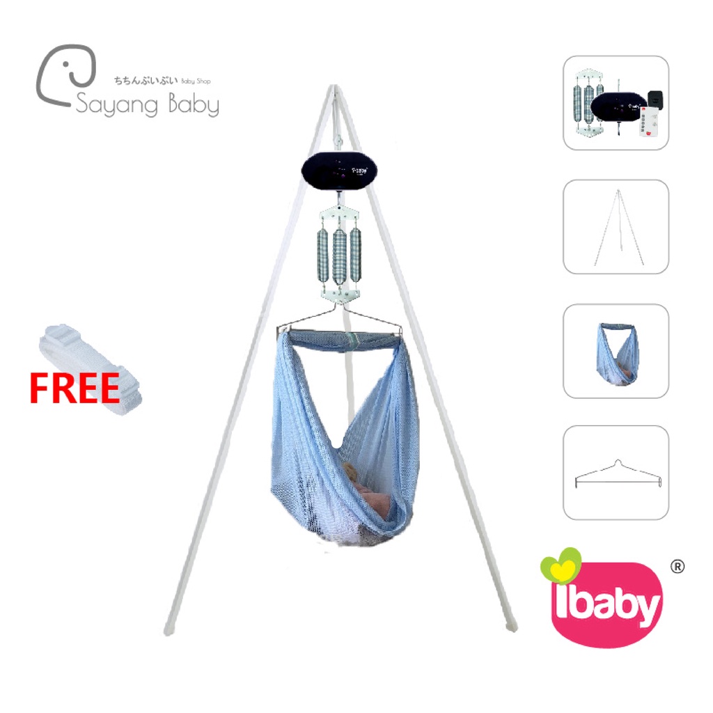 Baby Cradle Swing Rangka Buaian Murah Bayi Besi Sarong Cradle Buaian Elektric Set Spring Cot Stand Set ibaby Shopee Malaysia