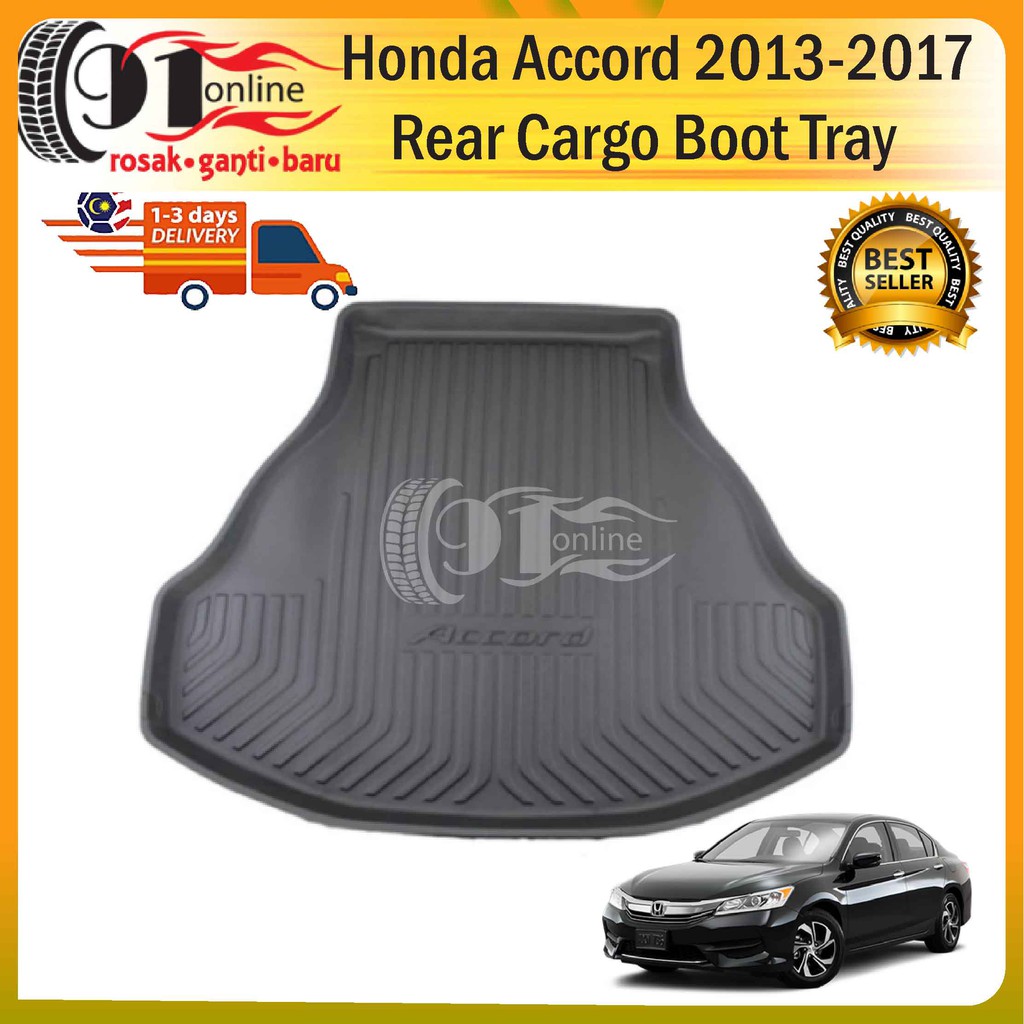 Honda Accord 20132017 Car Boot Tray Luggage Cargo Trunk tray Shopee