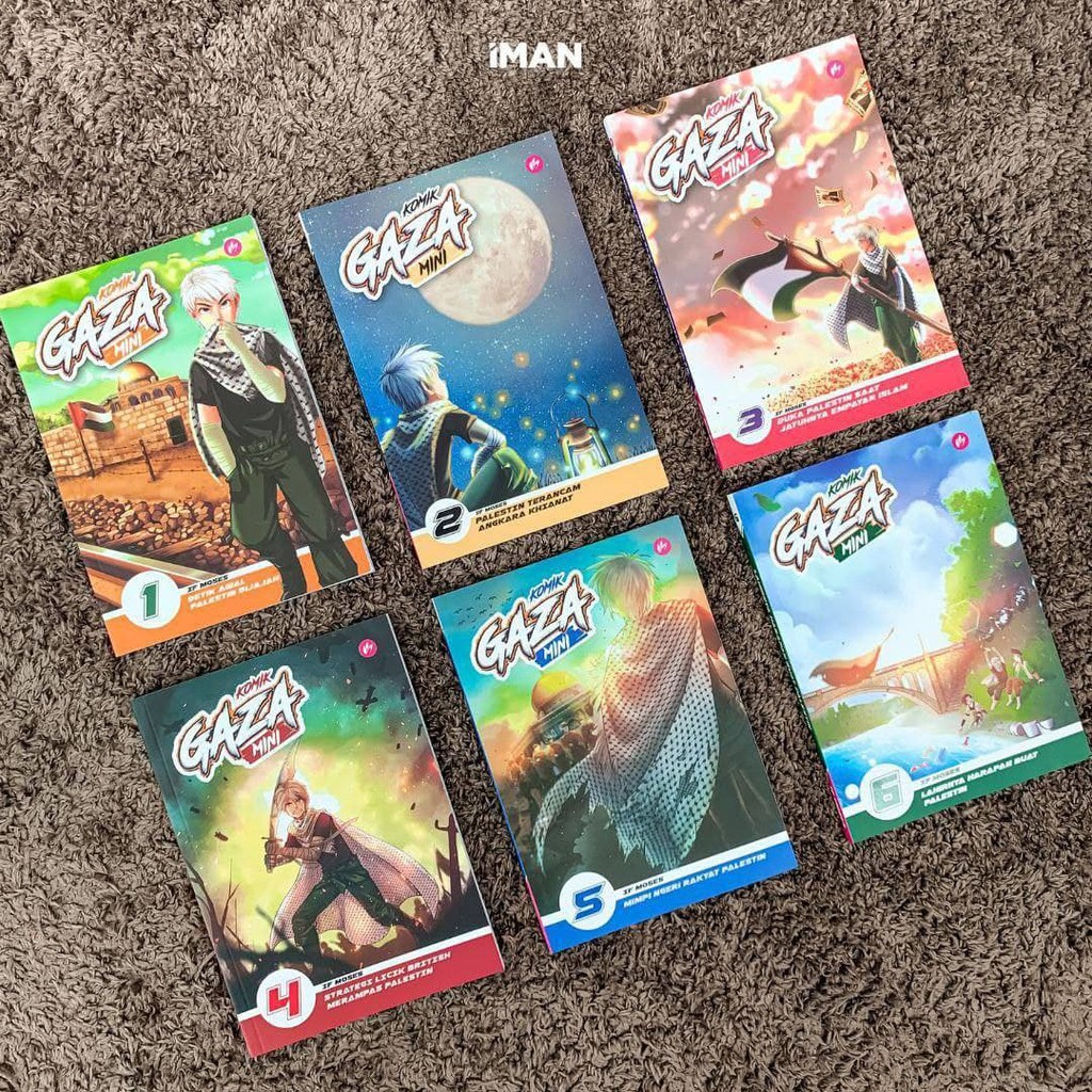 Set Komik Mini Gaza 6 Buku Comic Bahasa Melayu 7 8 9 10 Tahun Years Old ...