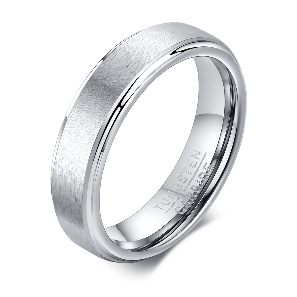 Men's & Women's 8mm Tungsten Carbide Ring - 'Defend The Second Amendment' US Flag Design Wedding Band - View #10