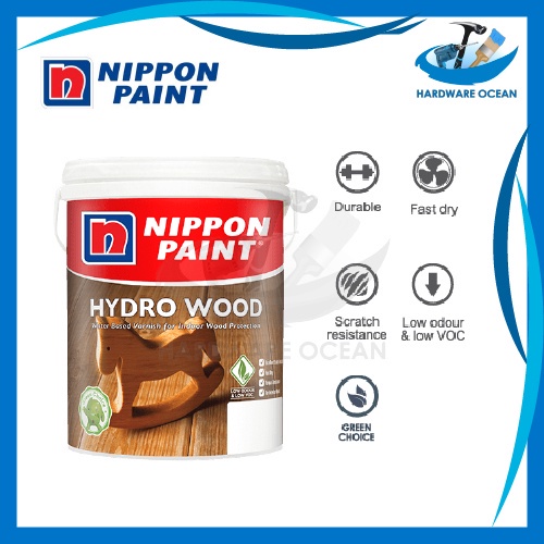 Nippon Paint Hydro Wood 1L Nippon Paint Varnish Wood Syelek Wood Stain