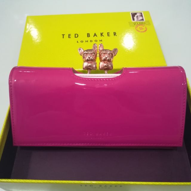 Ted baker discount pink patent purse