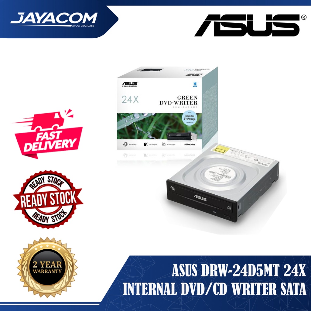 Asus DRW-24D5MT 24X Internal DVD/CD Writer SATA | Shopee Malaysia