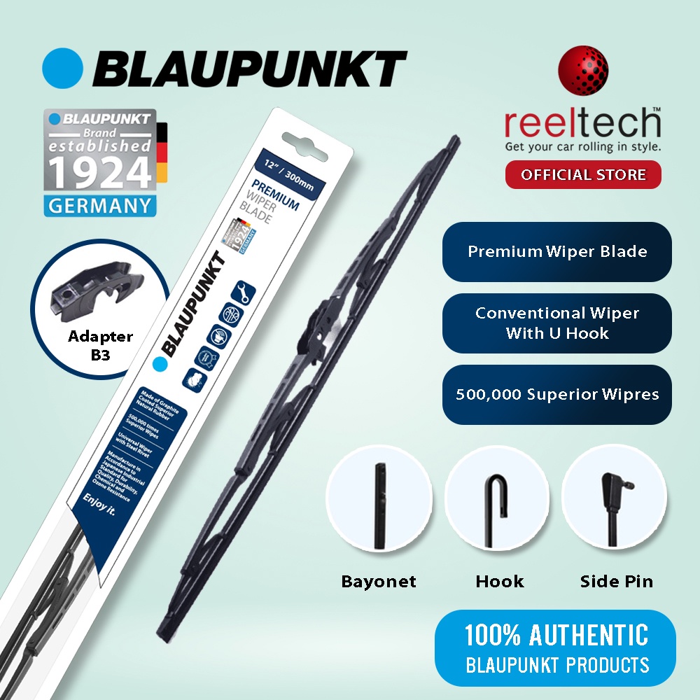 Blaupunkt Premium Wiper Blade Car Wiper Perodua Proton Toyota Honda Myvi Axia Kancil Viva Wiper