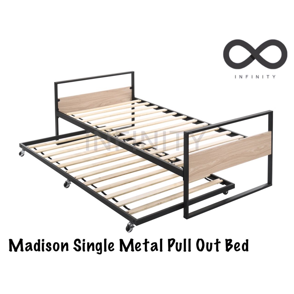 Infinity Madison Single Metal Pull Out Bed / Living Bedroom Furniture ...