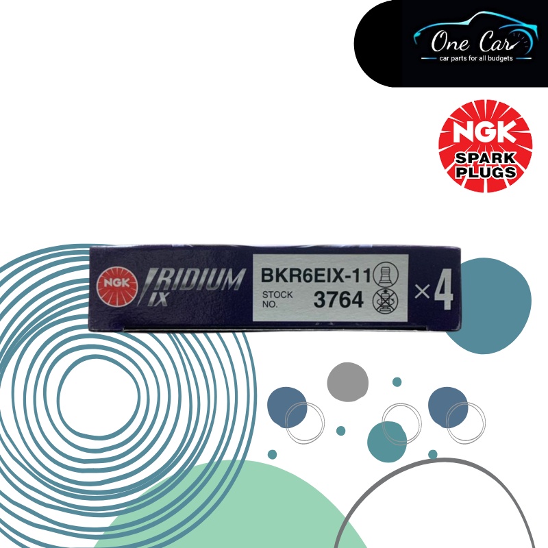 NGK (3764) BKR6EIX-11 Iridium Spark Plug – Made In Japan, Pre-Gapped (Single)