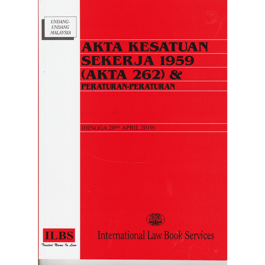 AKTA KESATUAN SEKERJA 1959 [AKTA 828] | Shopee Malaysia