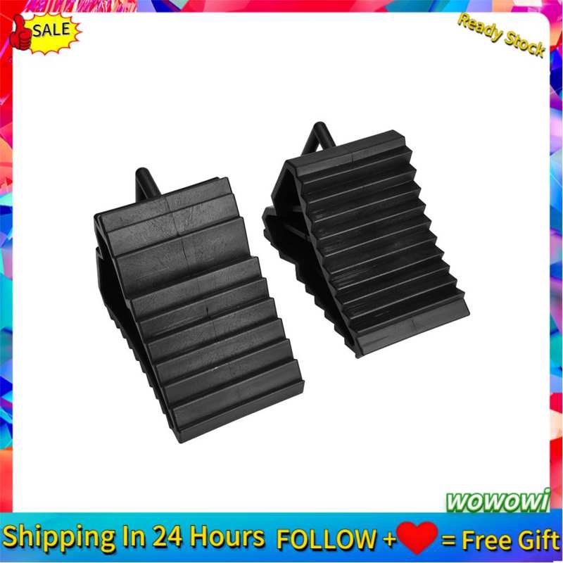 Wowowi 2x Anti-slip Block Tyre Slip Stopper Car Wheel Alignment Tire ...