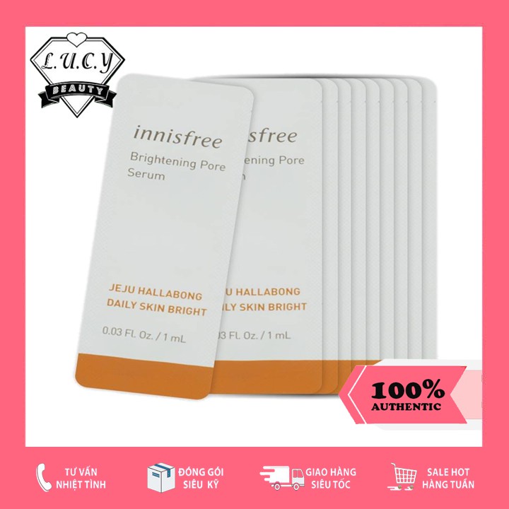 Korean product - Sample Innisfree Brightening Pore Serum 1ml | Shopee ...