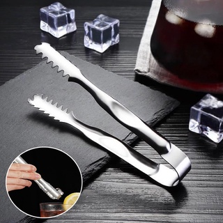 2pcs Ice Cube Clip BBQ Tongs Cooking Thong Barbecue Tongs Kitchen Tweezers