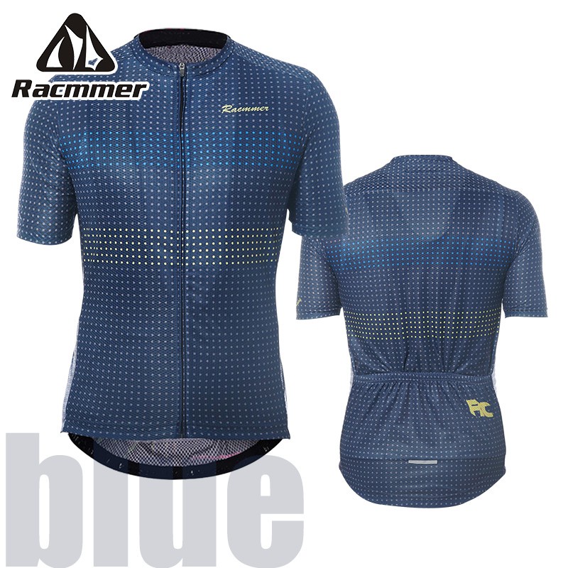 RACMMER Cycling Jersey Men Multicolor Stripe Breathable Elastic Quick drying Light Tight Outdoor Road Bike Shopee Malaysia