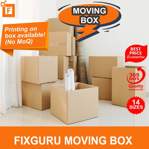 Fixguru Carton Box Medium Big Box Storage House Moving Box Packing ...