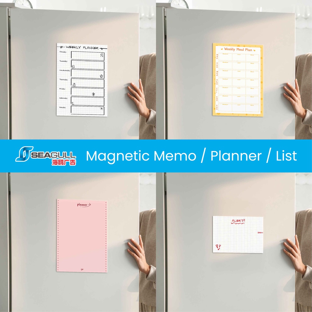 A4 A5 Magnetic Notepad | Memo | Planner | To do list | Fridge ...