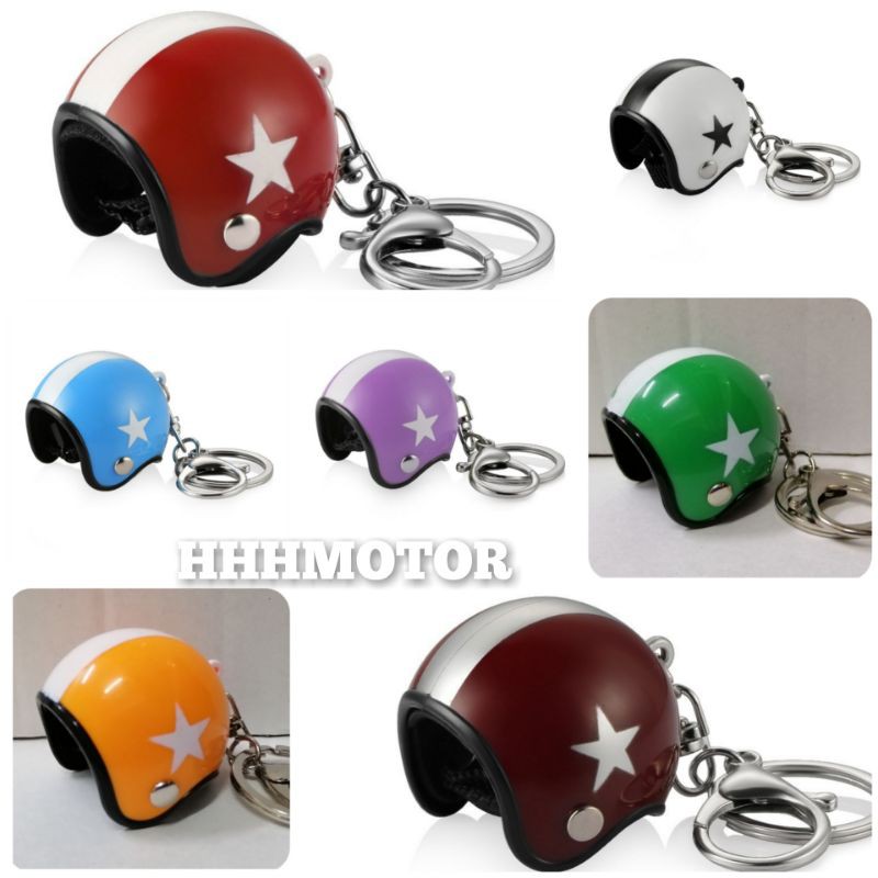 KEY CHAIN HELMET#KUNCI HELMET#KEY RING HELMET#MOTORCYCLES MINI HELMET ...