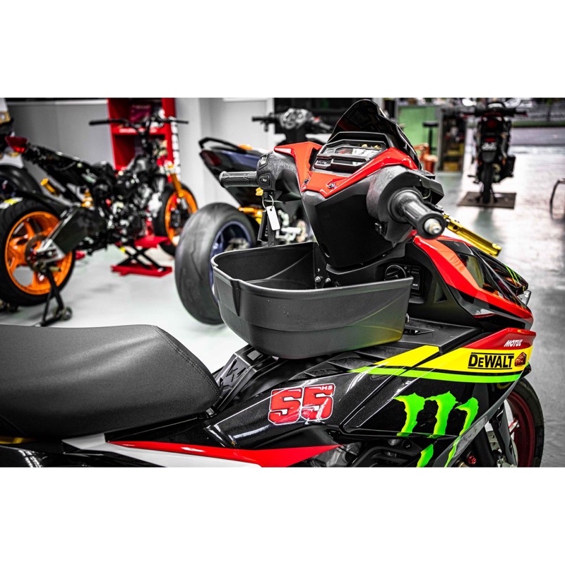 Honda RSX150 Bakul RS-X Basket Raga Motor Alloy CNC Siap Free Bracket ...