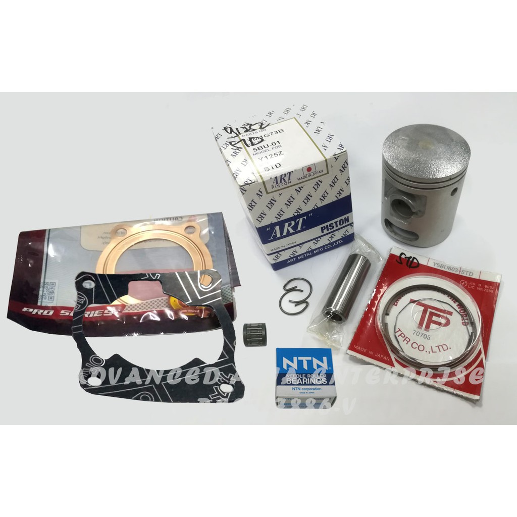 PISTON ART GUARANTEE ORIGINAL JAPAN YAMAHA 125Z 125ZR Y125ZR SIZE 54 MM