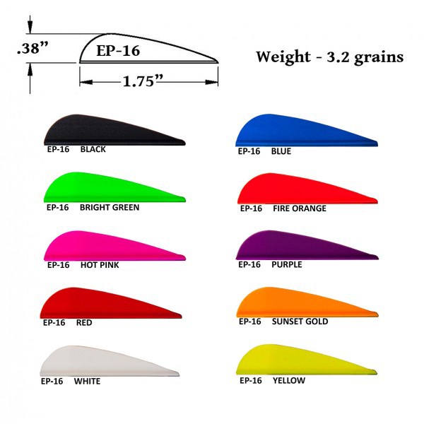 AAE Arizona Archery Vanes EP16 (50PCS/PKT) Shopee Malaysia