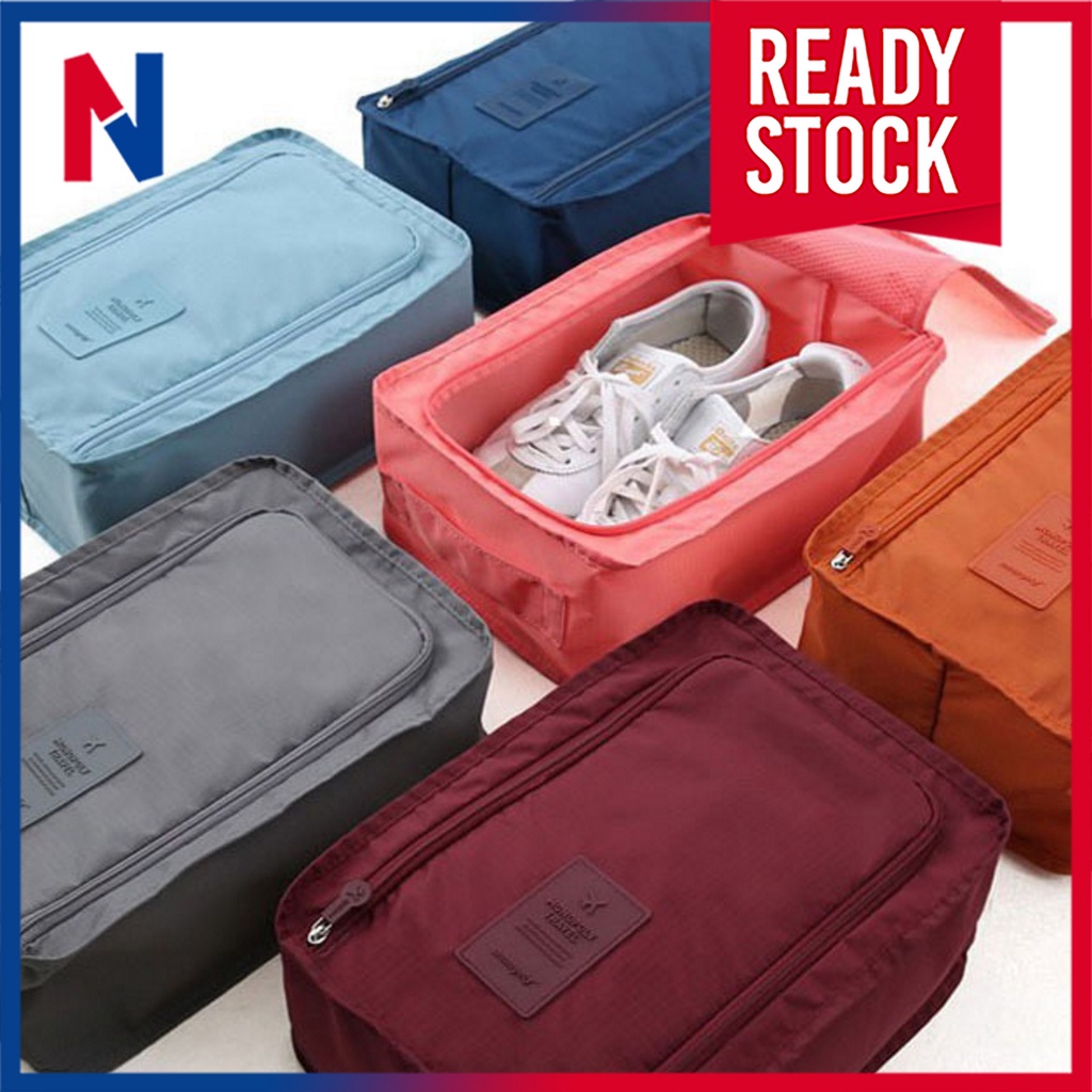 Beg Penyimpan Kasut Perjalanan Kalis Air | Waterproof Travel Shoe ...
