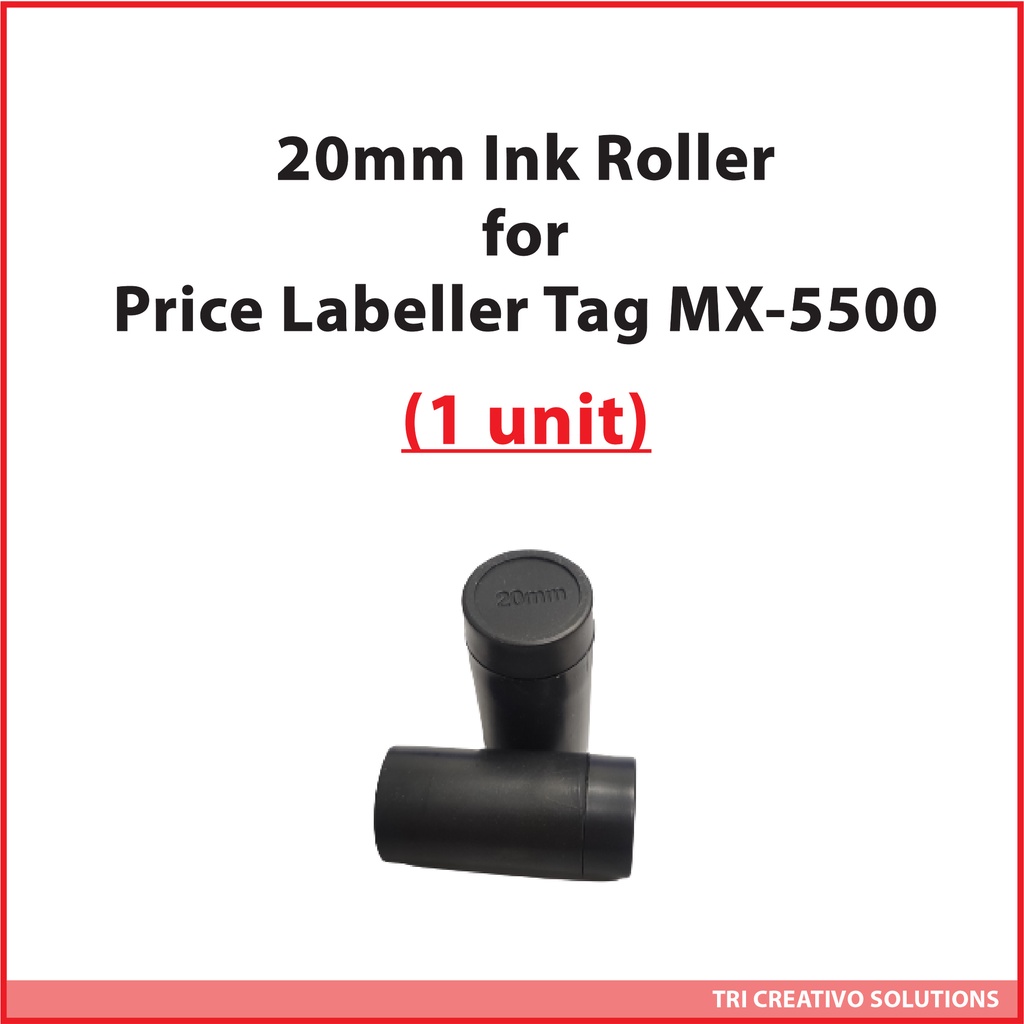20mm Ink Roller for EOS MX-5500 Price Labeler Tag Price Label Gun 8 ...