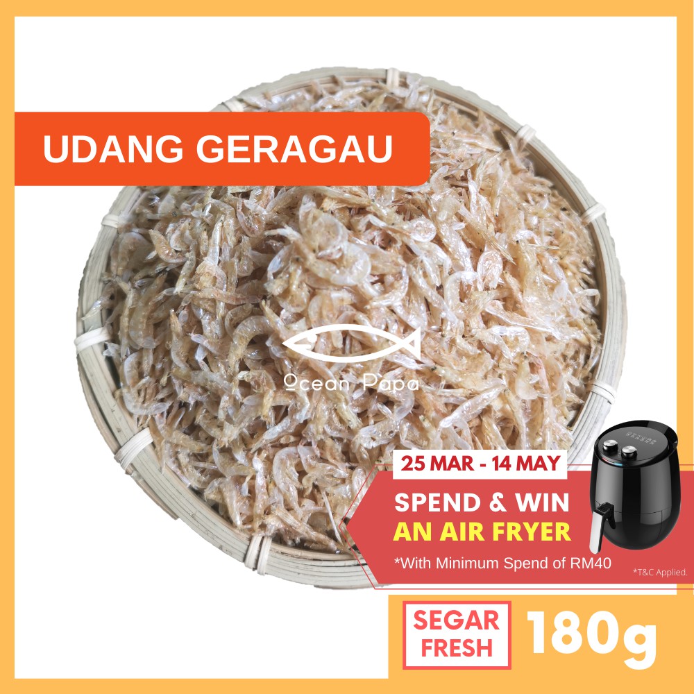 Ocean Papa Udang Geragau Kering Halus Gred A (180G) / Dried Shrimps ...