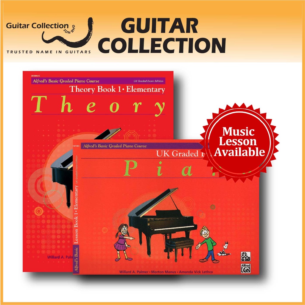 Alfred's Basic Graded Piano Course, Lesson & Theory Book (Elementary ...