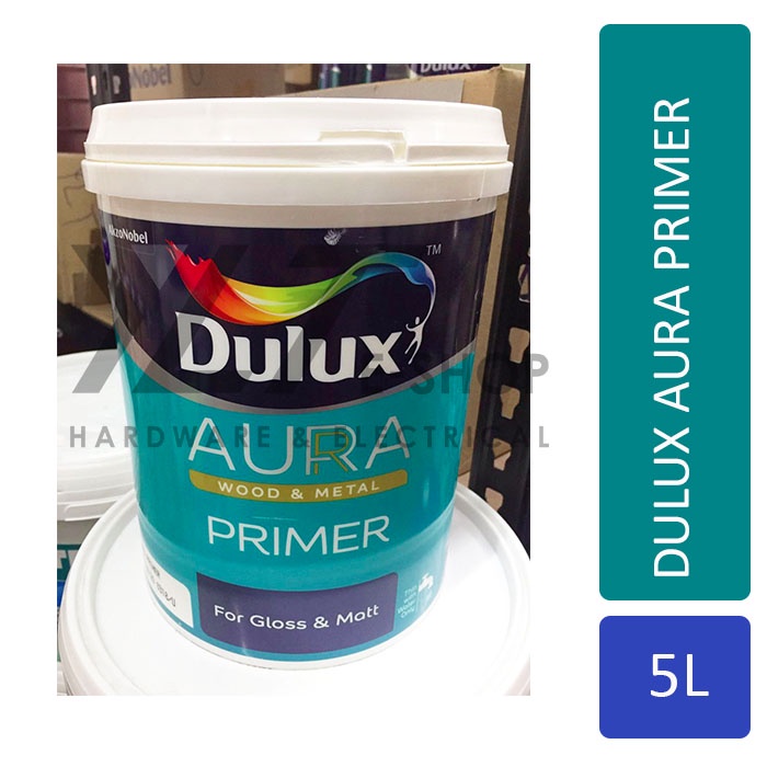 YLT Dulux Aura Primer White 5L Untuk Cat Aura Water Based(Undercoat