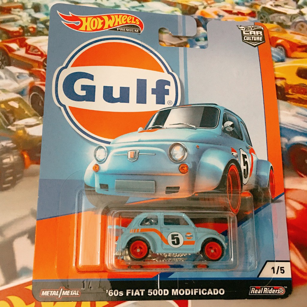 Hot wheels fiat 500 hot sale gulf