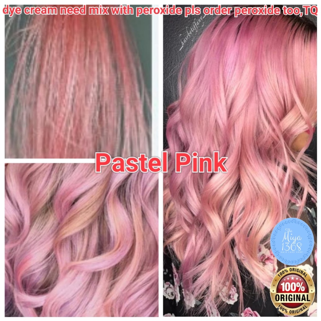 HAIR DYE ROSE GOLD 玫瑰金 Hair Color Dye Cream 100ML /sakura pink /pastel pink  / 樱花粉