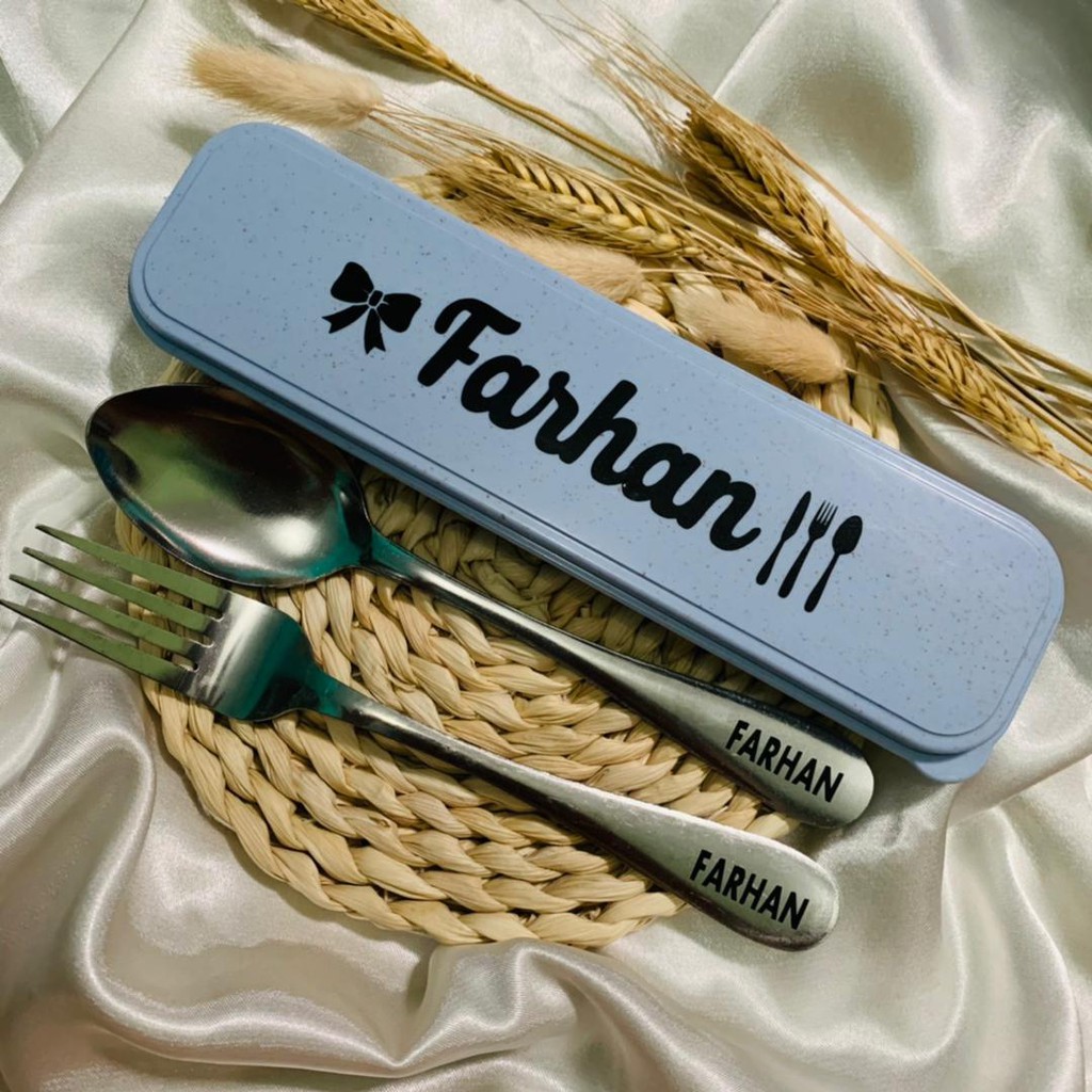 Custom Cutlery Set Steel Shopee Malaysia