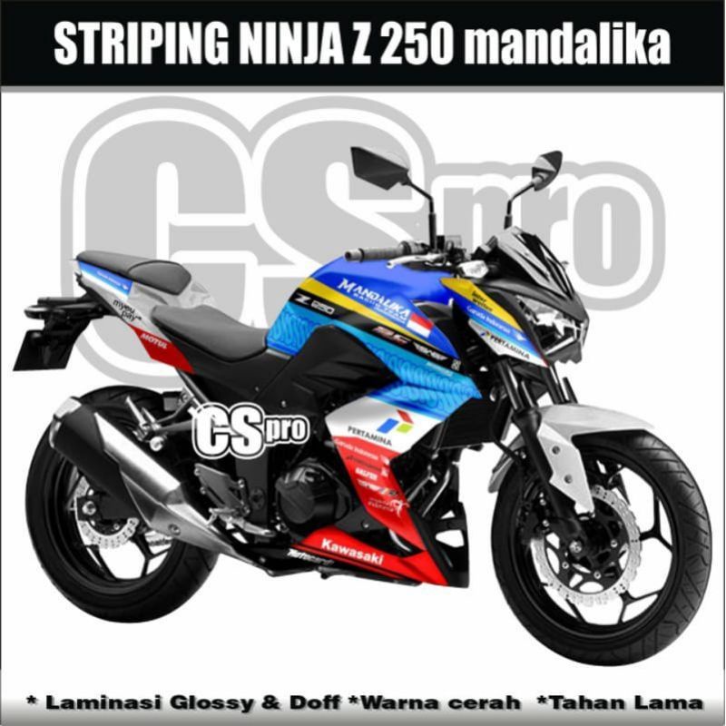 Sticker DECAL STRIPING NINJA Z250 MANDALIKASTICKER Variation LIST BODY