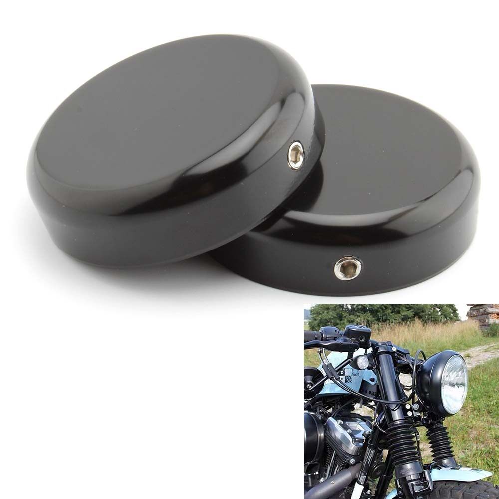 Motorcycle Front Fork Covers Aluminum Smooth Covers Upper Covers For