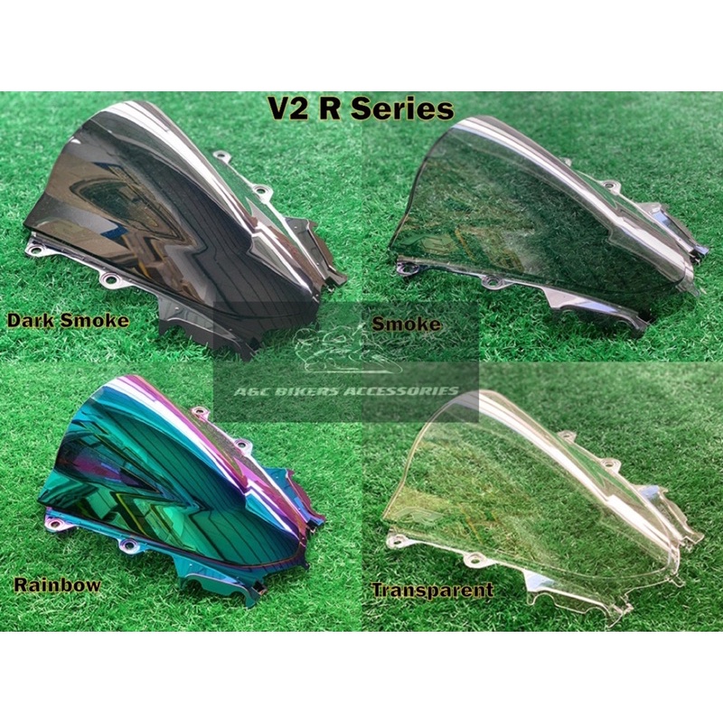 Motorcycle Windshield R SERIES Yamaha R15 V3 Anti Pecah Windscreen ...