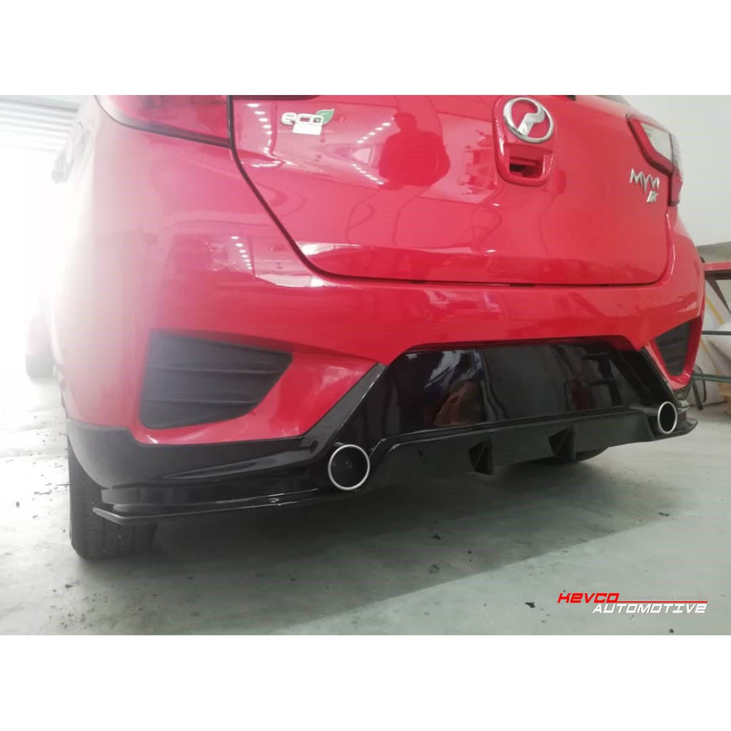 [INSTALLATION AVAILABLE] PERODUA MYVI GEN3 REAR DIFFUSER | Shopee Malaysia