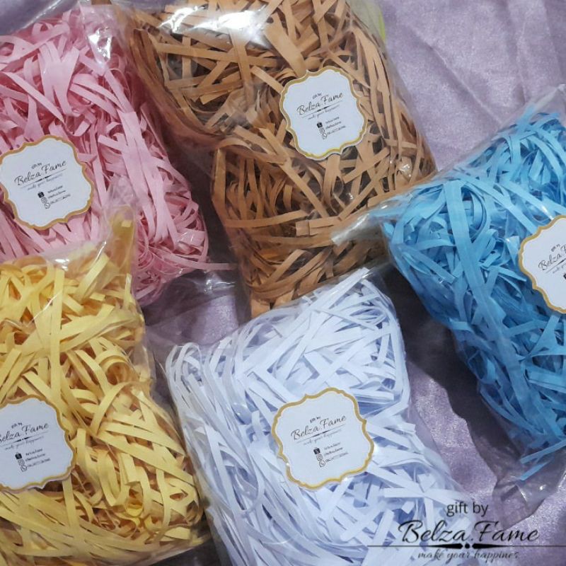 Gift Box Shredded Paper | Drawstring Shredded Paper 20gr | Shopee Malaysia