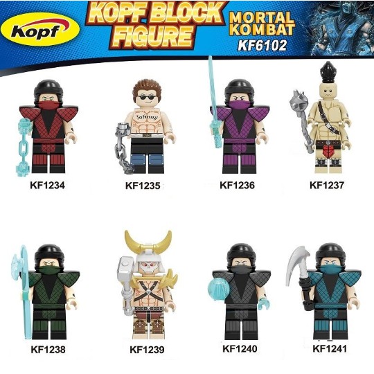 MINIFIGURES MORTAL KOMBAT KF6102 Shopee Malaysia