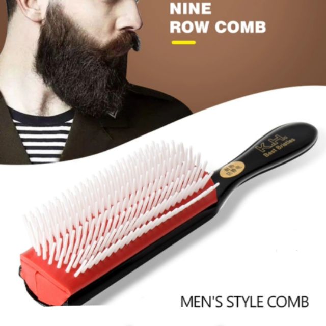 K.H Nine-row comb. salon hairdressing straight comb. barber comb ...