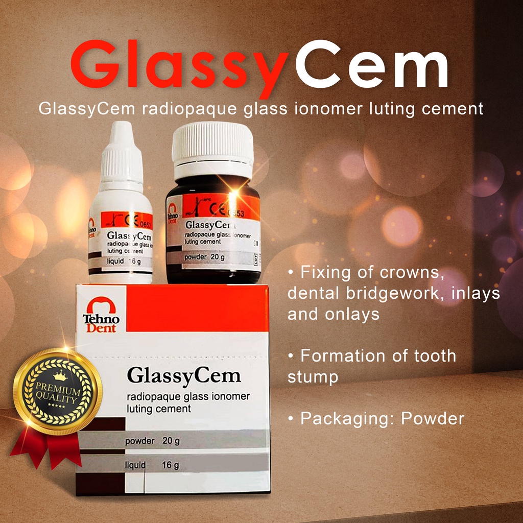 GlassyCem radiopaque glass ionomer luting cement | Shopee Malaysia